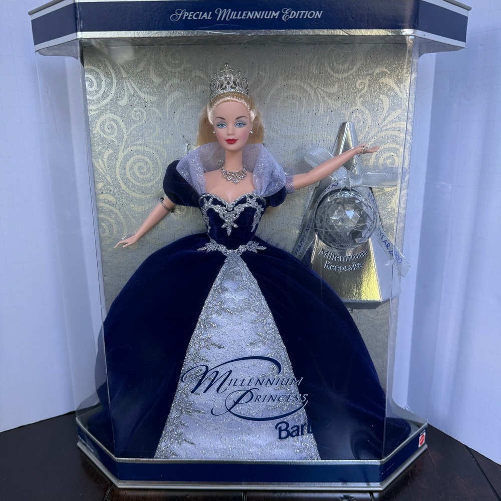 Millennium Princess Barbie Special Millennium Edition 1999 Blonde Blue Doll